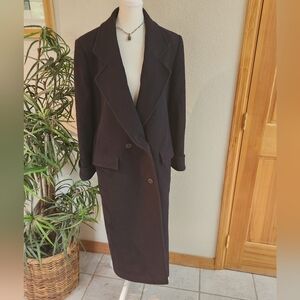 Vintage Black Trench Coat
